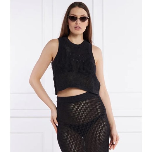 Tommy Jeans Top | Cropped Fit ze sklepu Gomez Fashion Store w kategorii Bluzki damskie - zdjęcie 184982003
