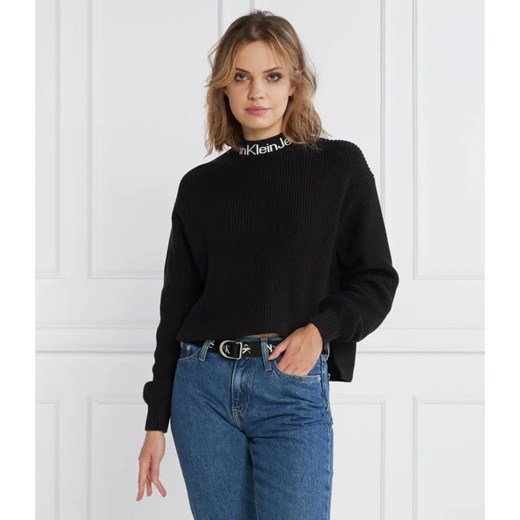 Calvin Klein Jeans Sweter | Relaxed fit ze sklepu Gomez Fashion Store w kategorii Swetry damskie - zdjęcie 184982063