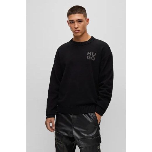 HUGO Wełniany sweter San Cassio-L | Regular Fit ze sklepu Gomez Fashion Store w kategorii Swetry męskie - zdjęcie 184982222