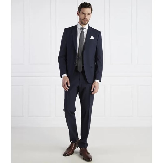 BOSS BLACK Wełniany garnitur H-Huge-2Pcs-224 | Slim Fit ze sklepu Gomez Fashion Store w kategorii Garnitury męskie - zdjęcie 184982291