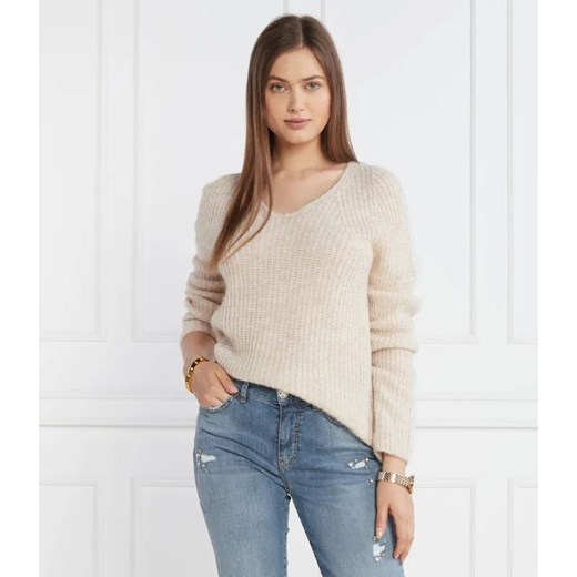 Marc Cain Wełniany sweter | Regular Fit ze sklepu Gomez Fashion Store w kategorii Swetry damskie - zdjęcie 184982314