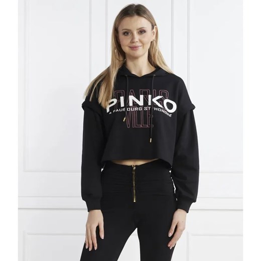 Pinko Bluza | Cropped Fit ze sklepu Gomez Fashion Store w kategorii Bluzy damskie - zdjęcie 184982322