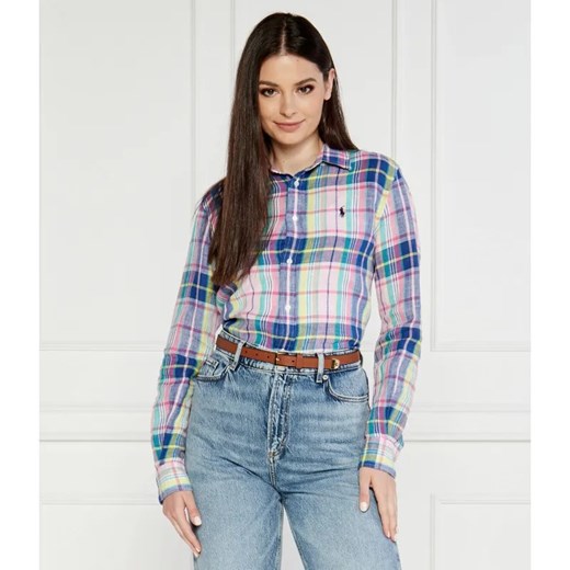 POLO RALPH LAUREN Lniana koszula | Relaxed fit ze sklepu Gomez Fashion Store w kategorii Koszule damskie - zdjęcie 184982323