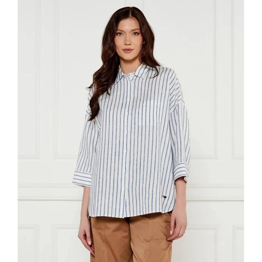 Weekend MaxMara Lniana koszula CANTORE | Loose fit ze sklepu Gomez Fashion Store w kategorii Koszule damskie - zdjęcie 184982654