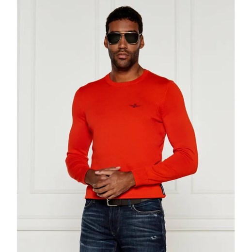 Aeronautica Militare Sweter GIROCOLLO | Regular Fit ze sklepu Gomez Fashion Store w kategorii Swetry męskie - zdjęcie 184982783