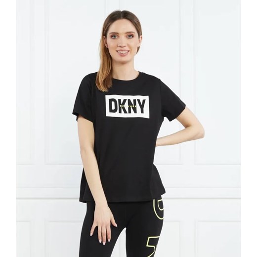 DKNY Sport T-shirt | Regular Fit ze sklepu Gomez Fashion Store w kategorii Bluzki damskie - zdjęcie 184982811