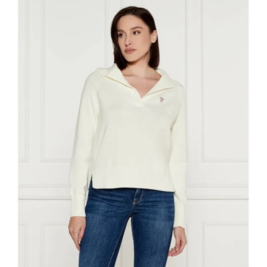 Guess Jeans Sweter | Regular Fit ze sklepu Gomez Fashion Store w kategorii Swetry damskie - zdjęcie 184982823