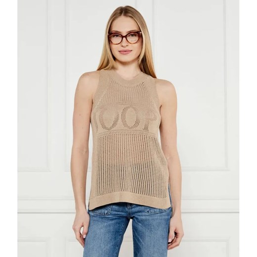 Joop! Top Kera | Regular Fit | z dodatkiem lnu ze sklepu Gomez Fashion Store w kategorii Bluzki damskie - zdjęcie 184982851