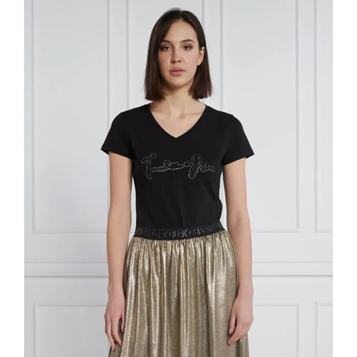 Liu Jo Sport T-shirt | Regular Fit ze sklepu Gomez Fashion Store w kategorii Bluzki damskie - zdjęcie 184982863