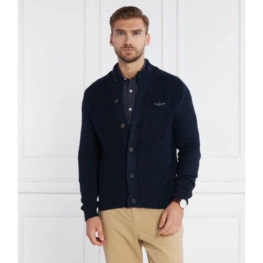 Aeronautica Militare Kardigan | Regular Fit Aeronautica Militare M wyprzedaż Gomez Fashion Store