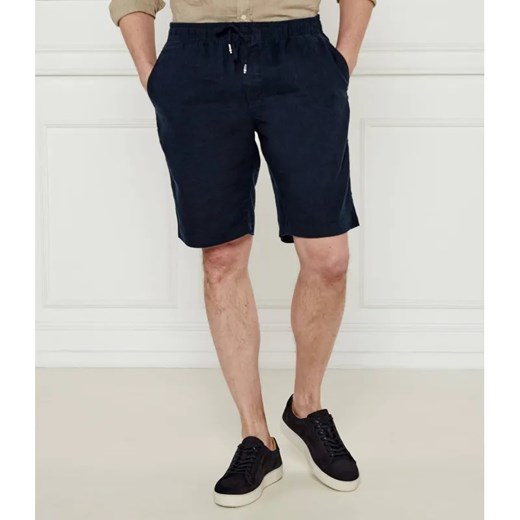 Tommy Hilfiger Lniane szorty HARLEM PO | Regular Fit ze sklepu Gomez Fashion Store w kategorii Spodenki męskie - zdjęcie 184983033