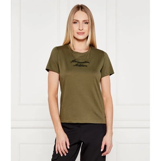 Aeronautica Militare T-shirt | Regular Fit ze sklepu Gomez Fashion Store w kategorii Bluzki damskie - zdjęcie 184983051