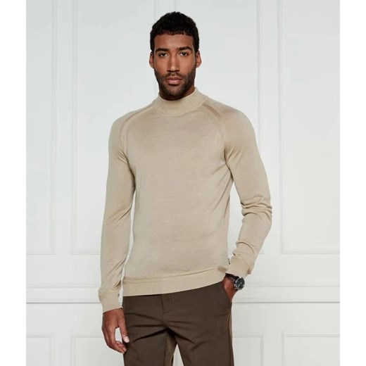 BOSS BLACK Wełniany golf H-Barcel 10267150 01 | Slim Fit ze sklepu Gomez Fashion Store w kategorii Swetry męskie - zdjęcie 184983092