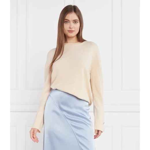 Marc Cain Wełniany sweter | Regular Fit | z dodatkiem kaszmiru ze sklepu Gomez Fashion Store w kategorii Swetry damskie - zdjęcie 184983203