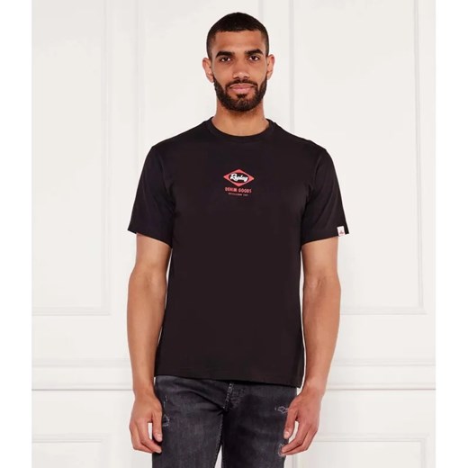 Replay T-shirt | Regular Fit ze sklepu Gomez Fashion Store w kategorii T-shirty męskie - zdjęcie 184983342