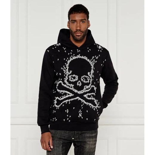 Philipp Plein Bluza Skull&Bones | Regular Fit ze sklepu Gomez Fashion Store w kategorii Bluzy męskie - zdjęcie 184983420