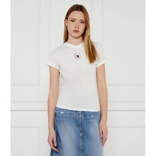 Tommy Jeans T-shirt | Slim Fit ze sklepu Gomez Fashion Store w kategorii Bluzki damskie - zdjęcie 184983450