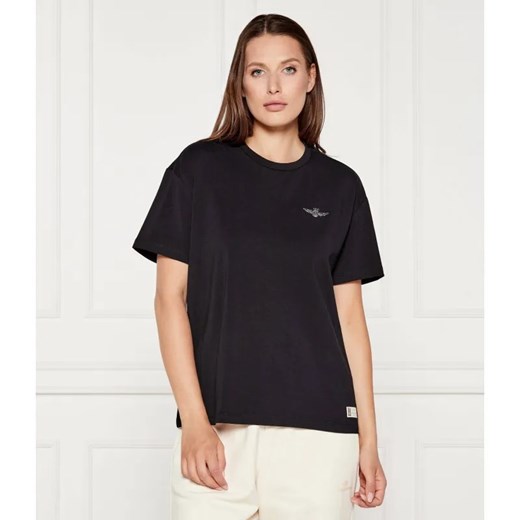 Aeronautica Militare T-shirt | Regular Fit ze sklepu Gomez Fashion Store w kategorii Bluzki damskie - zdjęcie 184983510