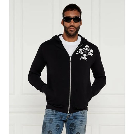 Philipp Plein Bluza Skull&Bones | Regular Fit ze sklepu Gomez Fashion Store w kategorii Bluzy męskie - zdjęcie 184983542