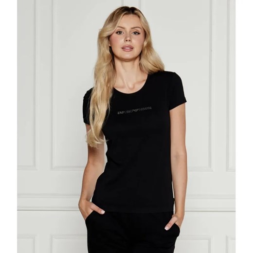 Emporio Armani T-shirt | Regular Fit ze sklepu Gomez Fashion Store w kategorii Bluzki damskie - zdjęcie 184983572