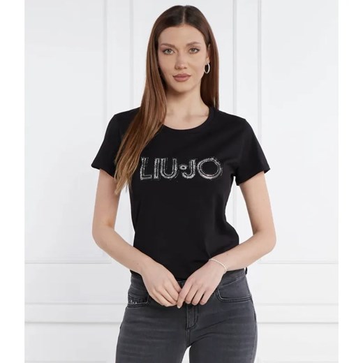 Liu Jo T-shirt | Regular Fit ze sklepu Gomez Fashion Store w kategorii Bluzki damskie - zdjęcie 184983741