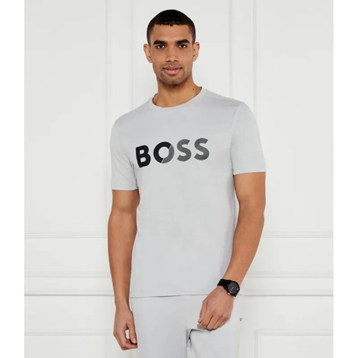 BOSS GREEN T-shirt Tape Logo | Regular Fit ze sklepu Gomez Fashion Store w kategorii T-shirty męskie - zdjęcie 184983760