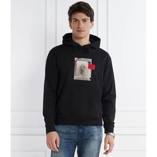 HUGO Bluza Dreef | Regular Fit ze sklepu Gomez Fashion Store w kategorii Bluzy męskie - zdjęcie 184983784