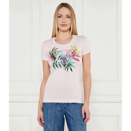 GUESS T-shirt | Slim Fit ze sklepu Gomez Fashion Store w kategorii Bluzki damskie - zdjęcie 184983890
