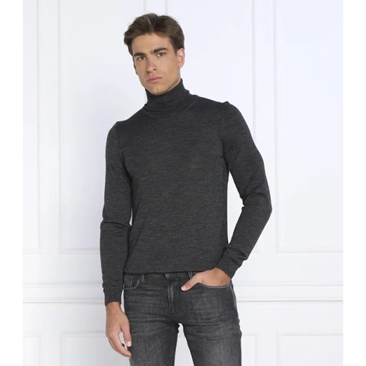 BOSS BLACK Wełniany golf Musso-P | Slim Fit ze sklepu Gomez Fashion Store w kategorii Swetry męskie - zdjęcie 184983992