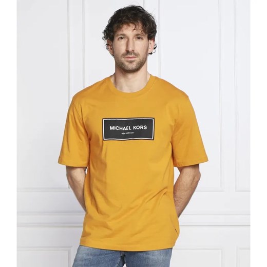 Michael Kors T-shirt FLAGSHIP LOGO | Regular Fit ze sklepu Gomez Fashion Store w kategorii T-shirty męskie - zdjęcie 184984012