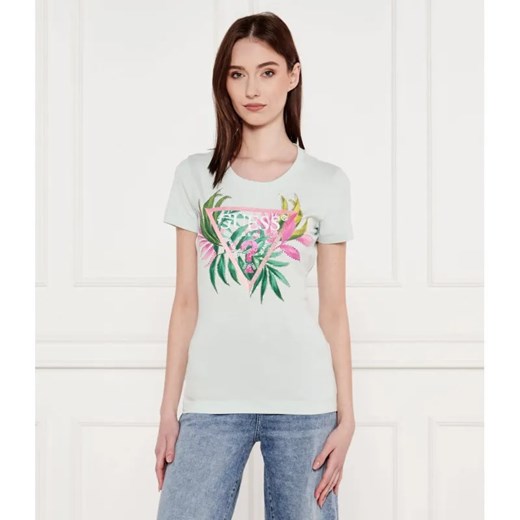 GUESS T-shirt | Slim Fit ze sklepu Gomez Fashion Store w kategorii Bluzki damskie - zdjęcie 184984051