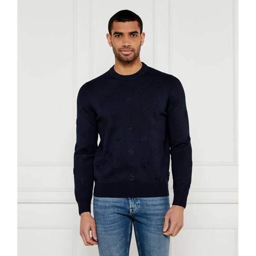 BOSS BLACK Wełniany sweter H-Bahelo | Regular Fit ze sklepu Gomez Fashion Store w kategorii Swetry męskie - zdjęcie 184984141