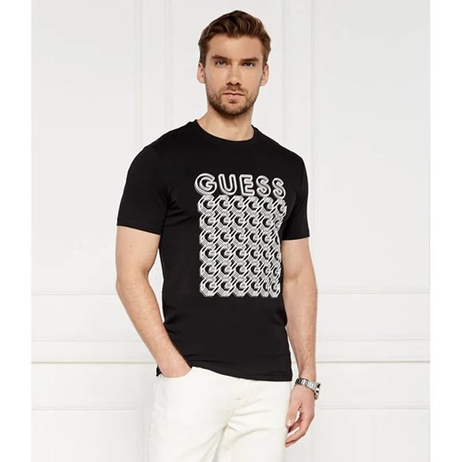 GUESS T-shirt G CHAIN | Slim Fit ze sklepu Gomez Fashion Store w kategorii T-shirty męskie - zdjęcie 184984170