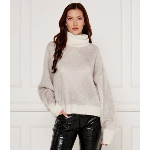 BOSS BLACK Wełniany golf Fewani | Oversize fit ze sklepu Gomez Fashion Store w kategorii Swetry damskie - zdjęcie 184984213