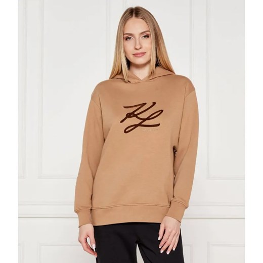 Karl Lagerfeld Bluza autograph | Oversize fit ze sklepu Gomez Fashion Store w kategorii Bluzy damskie - zdjęcie 184984290
