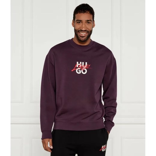 HUGO Bluza Dlogonty | Relaxed fit ze sklepu Gomez Fashion Store w kategorii Bluzy męskie - zdjęcie 184984432