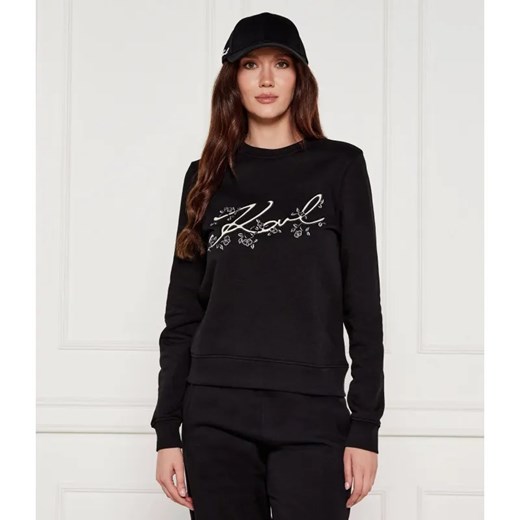 Karl Lagerfeld Bluza Orchid | Regular Fit ze sklepu Gomez Fashion Store w kategorii Bluzy damskie - zdjęcie 184984443