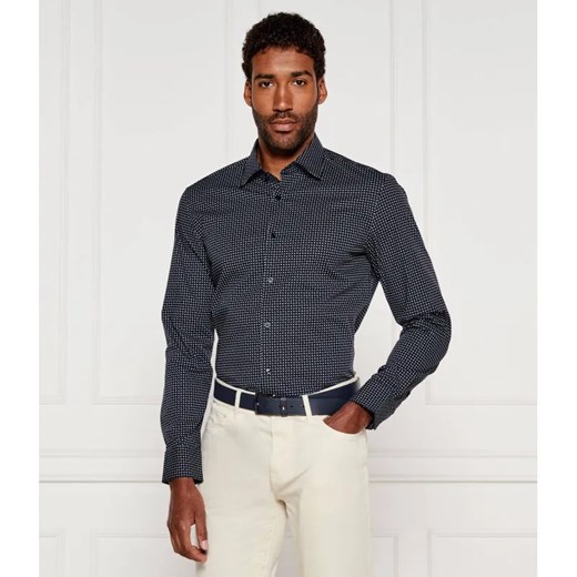 BOSS BLACK Koszula H-HANK-kent-C1-214 | Slim Fit | stretch ze sklepu Gomez Fashion Store w kategorii Koszule męskie - zdjęcie 184984464