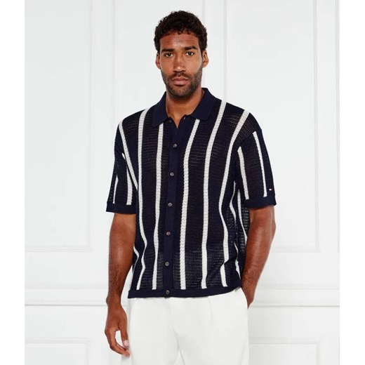 Tommy Hilfiger Kardigan | Relaxed fit ze sklepu Gomez Fashion Store w kategorii Swetry męskie - zdjęcie 184984573