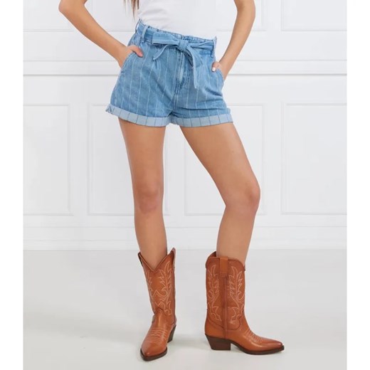 Pepe Jeans London Szorty KAYLEE STRIPE | Regular Fit ze sklepu Gomez Fashion Store w kategorii Szorty - zdjęcie 184984613