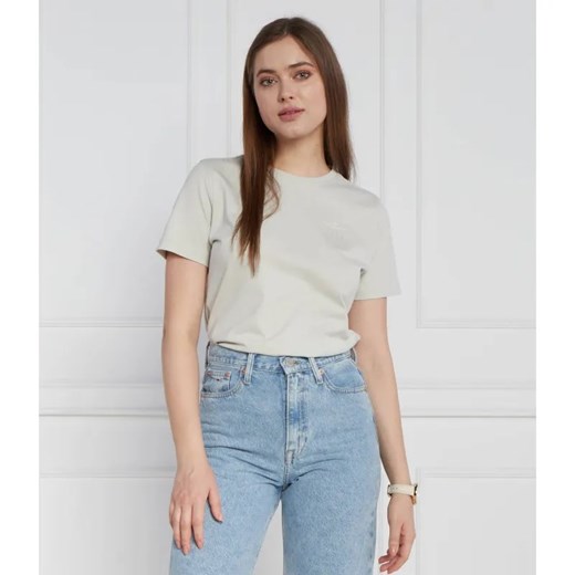 Aeronautica Militare T-shirt | Regular Fit ze sklepu Gomez Fashion Store w kategorii Bluzki damskie - zdjęcie 184984703