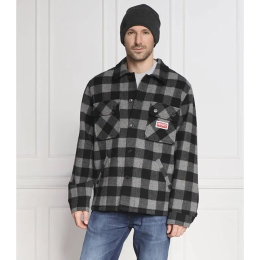 Kenzo Wełniana koszula | Regular Fit ze sklepu Gomez Fashion Store w kategorii Koszule męskie - zdjęcie 184984763