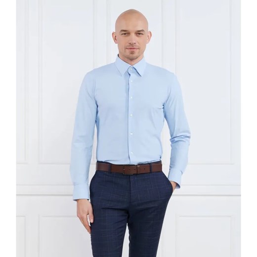 BOSS BLACK Koszula P-HANK-kent-C1-222 | Slim Fit ze sklepu Gomez Fashion Store w kategorii Koszule męskie - zdjęcie 184984861