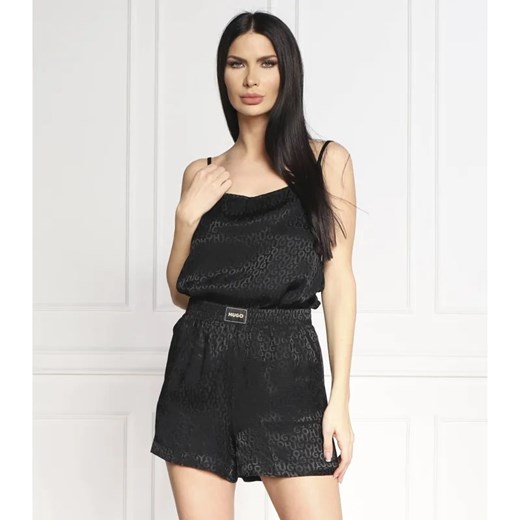 Hugo Bodywear Góra od piżamy SATINOIR | Regular Fit ze sklepu Gomez Fashion Store w kategorii Piżamy damskie - zdjęcie 184985000
