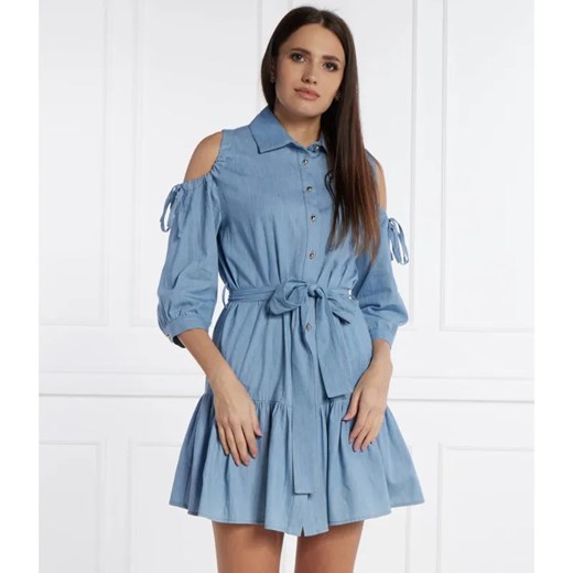 Liu Jo Jeansowa sukienka z paskiem ze sklepu Gomez Fashion Store w kategorii Sukienki - zdjęcie 184985001