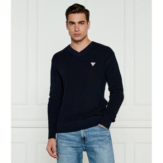 Guess Jeans Sweter | Regular Fit ze sklepu Gomez Fashion Store w kategorii Swetry męskie - zdjęcie 184985011