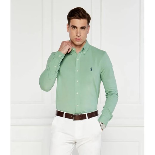 POLO RALPH LAUREN Koszula | Regular Fit | pique ze sklepu Gomez Fashion Store w kategorii Koszule męskie - zdjęcie 184985060