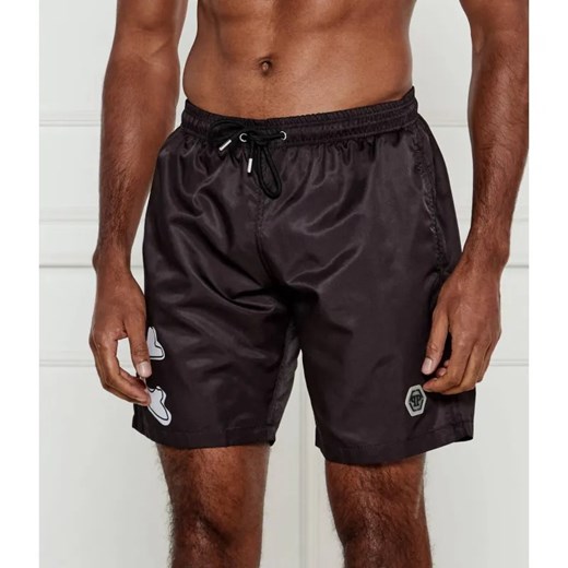 Philipp Plein Szorty kąpielowe Skull&Bones | Regular Fit ze sklepu Gomez Fashion Store w kategorii Kąpielówki - zdjęcie 184985170