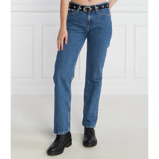 Calvin Klein Jeans Jeansy | Straight fit ze sklepu Gomez Fashion Store w kategorii Jeansy damskie - zdjęcie 184985270