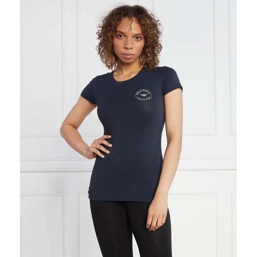 Emporio Armani T-shirt | Slim Fit ze sklepu Gomez Fashion Store w kategorii Bluzki damskie - zdjęcie 184985422